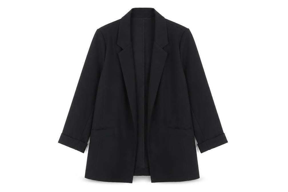 New Look Women's Black Blazer Size 10 Elegant Tailored