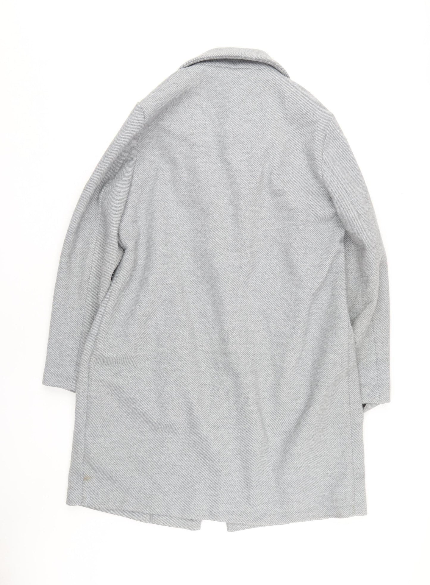 Marks and Spencer Women's Grey Long Blazer Coat Size 16