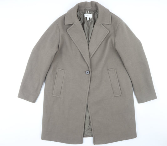 Marks and Spencer Women's Brown Overcoat Size 14