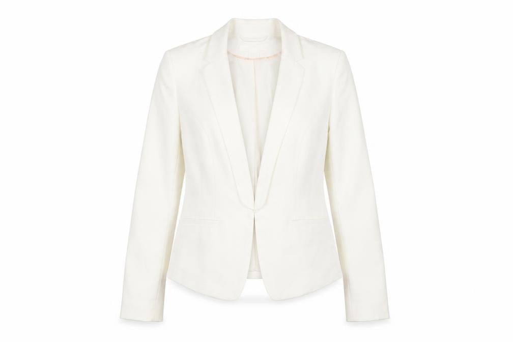 Women's White Blazer Size 6 Workwear