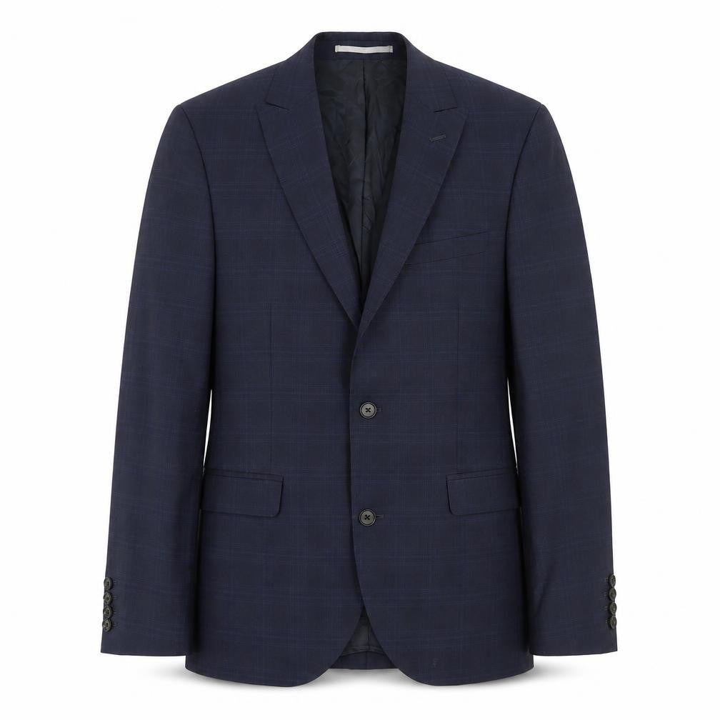 Next Men's Blue Wool Blazer 38 Short Length Jacket