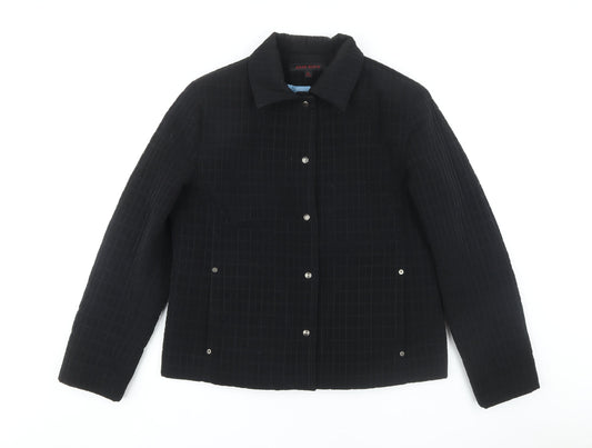 Anne Klein Women's Black Check Jacket XL