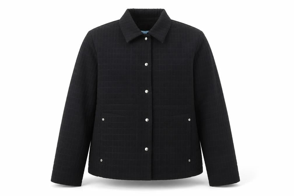 Anne Klein Women's Black Check Jacket XL