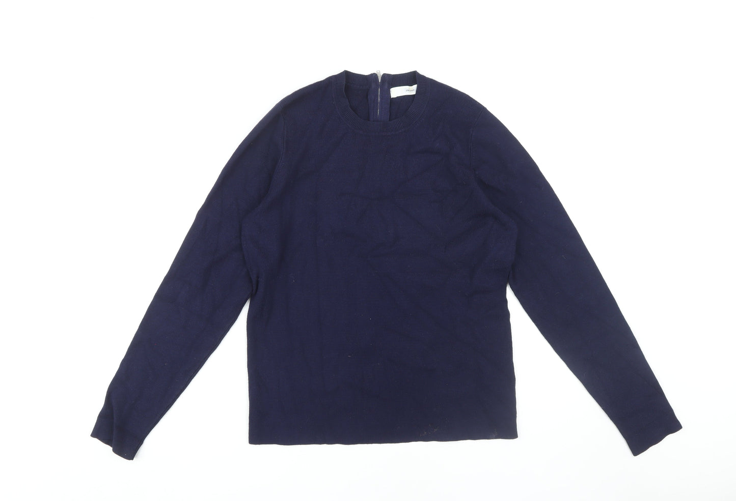 John Lewis Women's Blue Full Zip Jumper, Size 14