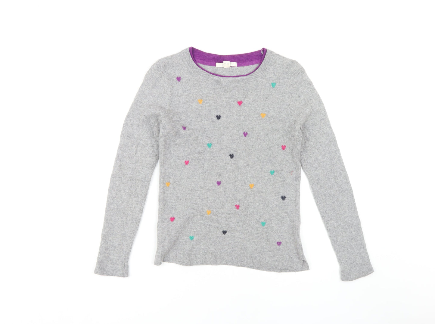 White Stuff Women's Grey Pullover Jumper Size 10