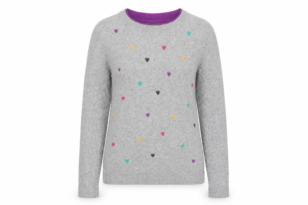 White Stuff Women's Grey Pullover Jumper Size 10