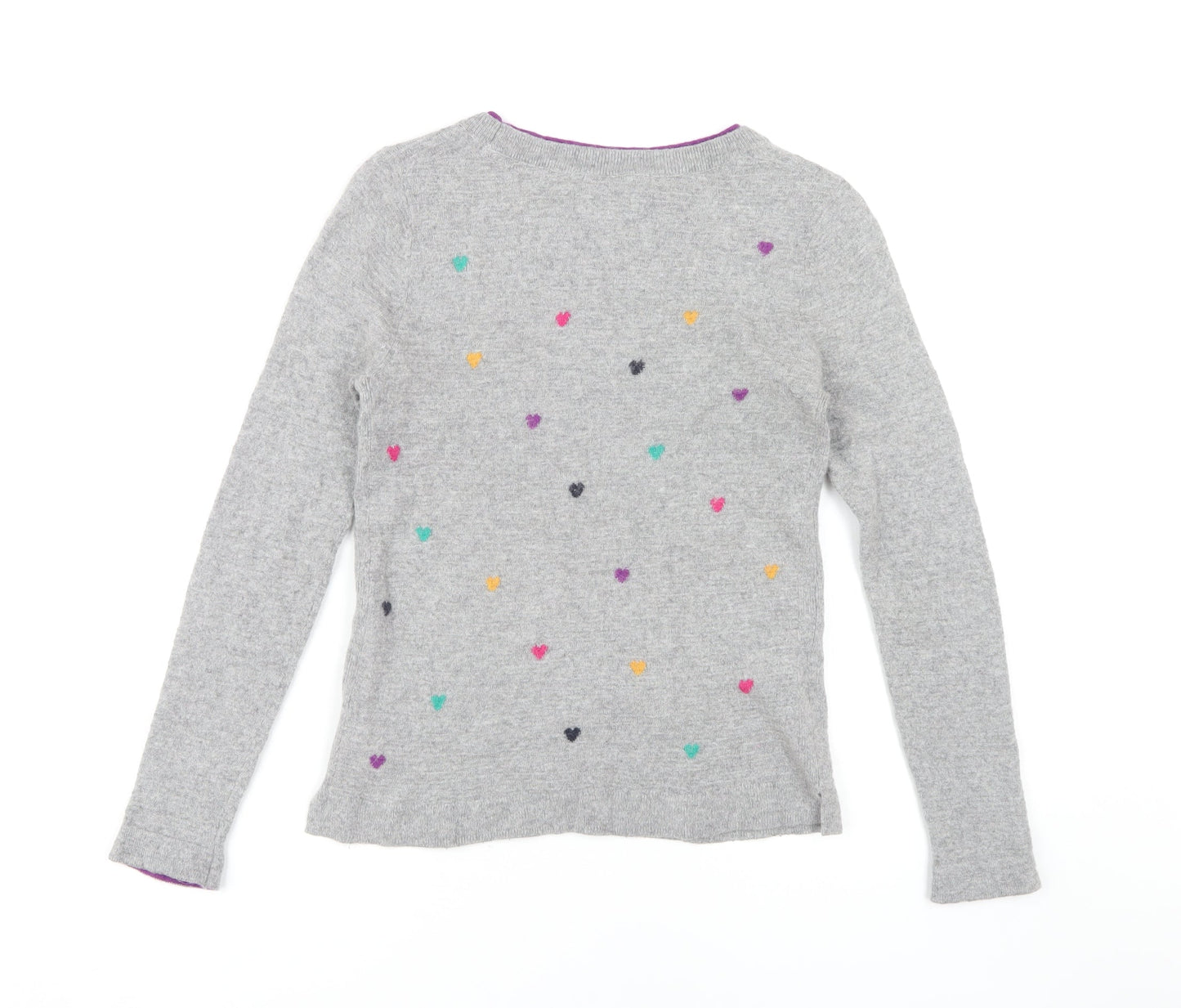 White Stuff Women's Grey Pullover Jumper Size 10
