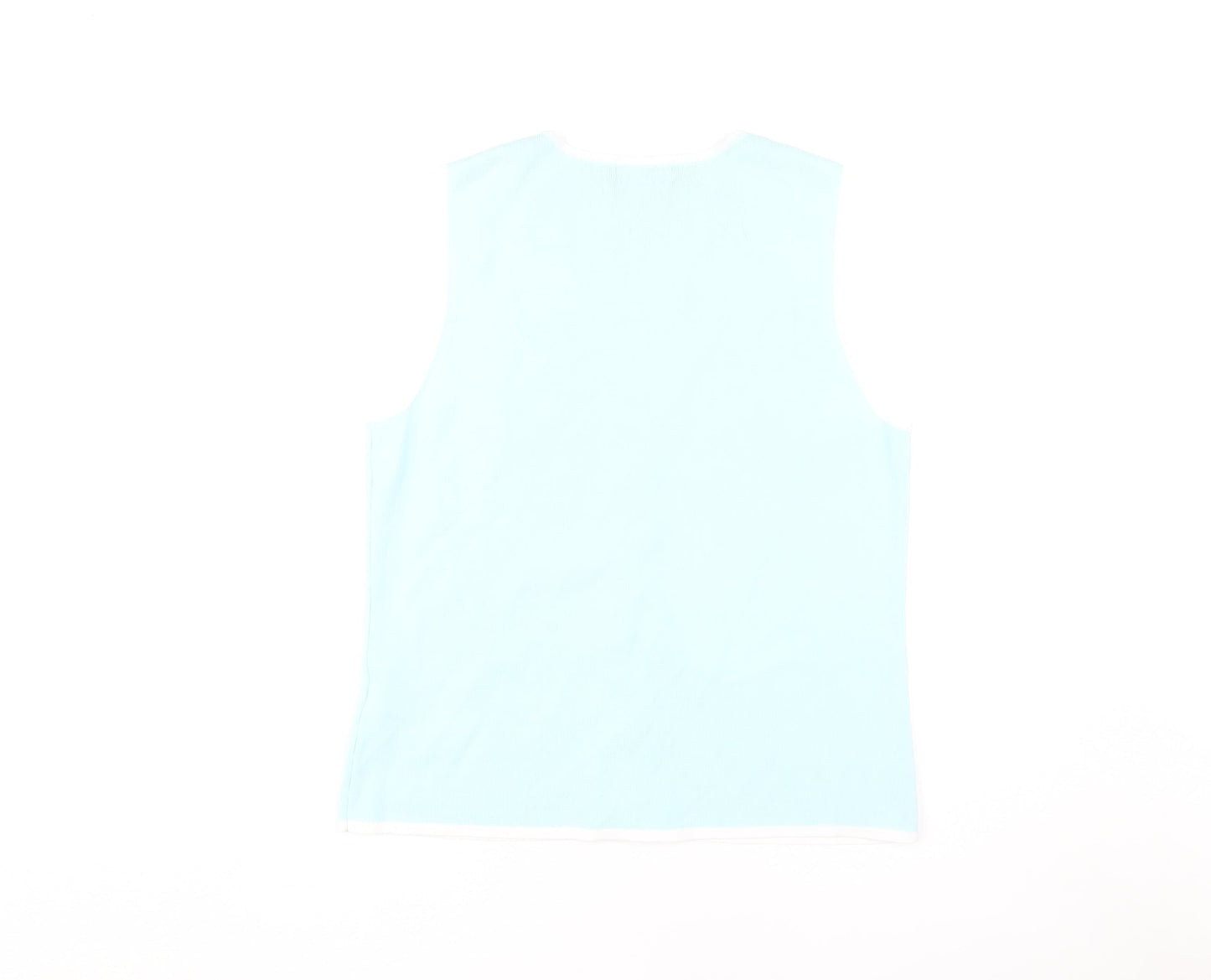 SKY Women’s Blue V-Neck Sleeveless Tank Top