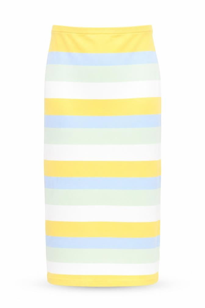 Sabo Women's Multicoloured Striped Pencil Skirt XL
