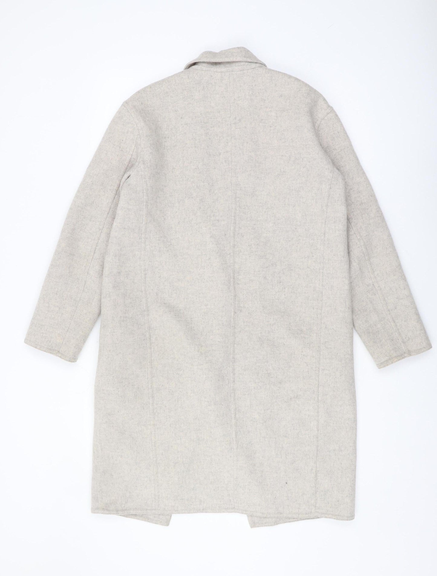 Uniqlo Women's Beige Long Overcoat 2XS