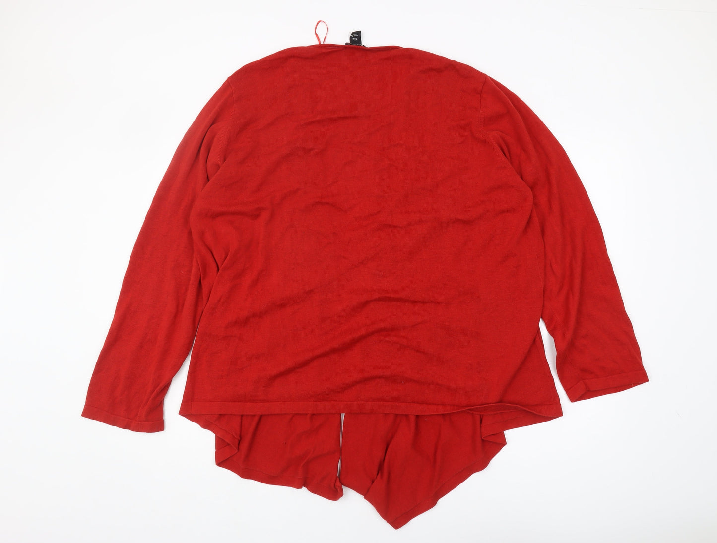 H&M Women's Red Cardigan Size 2XL