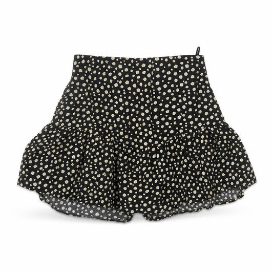 Zara Women's Black Floral XS Short Skirt