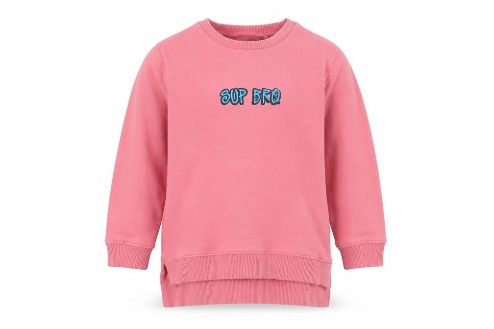 Next Girls Pink Pullover Sweatshirt, 5 Years, Embroidered