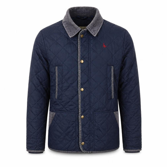 Jack Wills Men's Blue Quilted Jacket XS Casual