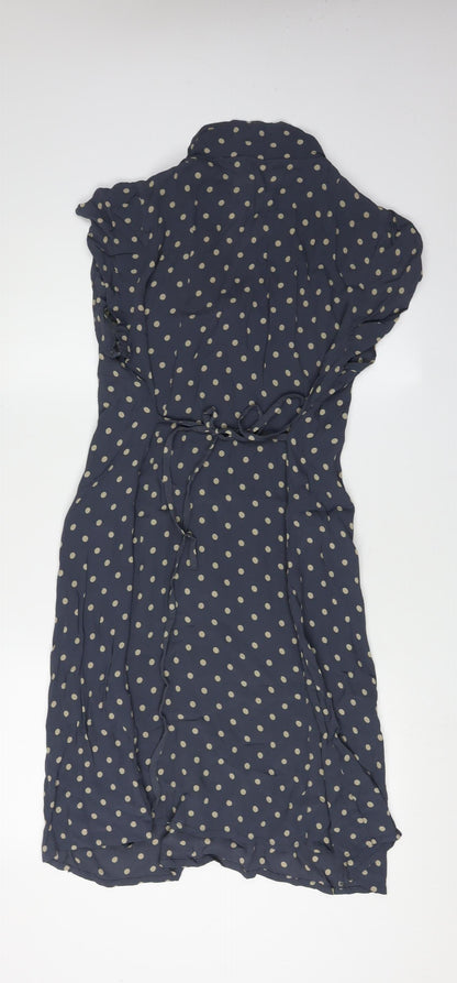 Back view of mamas & papas Women's Polka Dot Dress, size 14