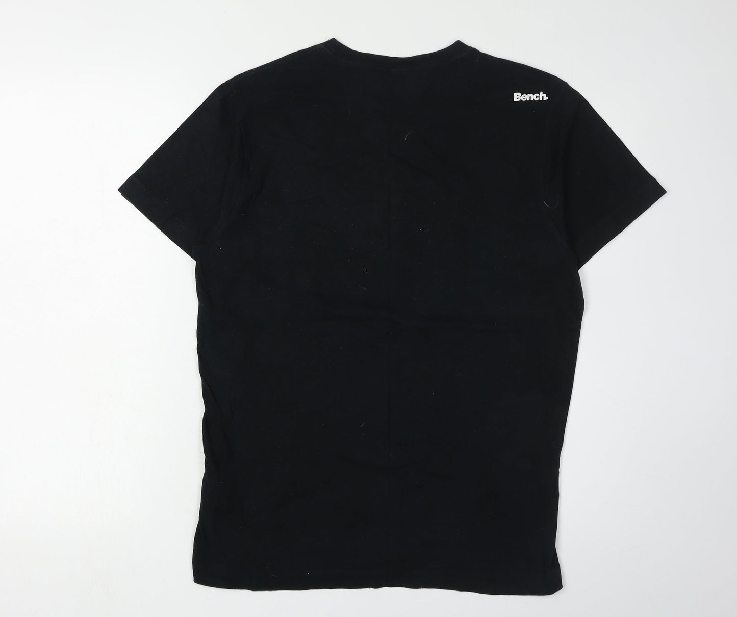 Bench Black Graphic T-shirt Size M Men's