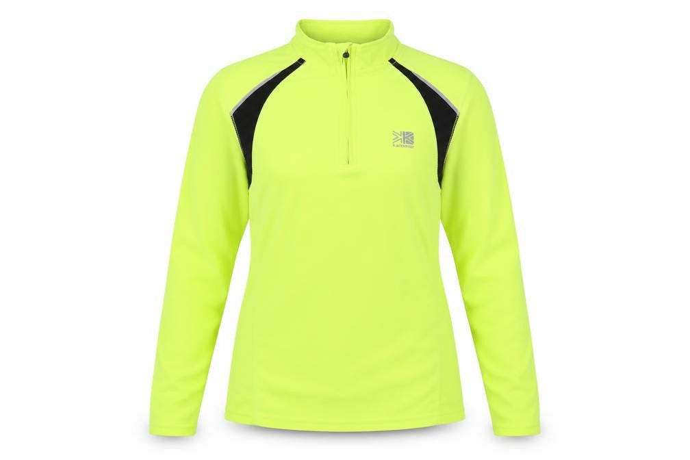 Karrimor Women's Green Sweatshirt Size 10 Lightweight Zip