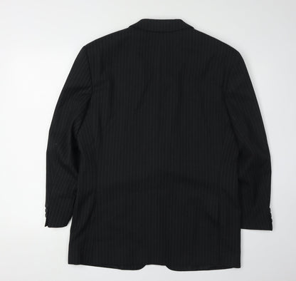 Back view of C&A Men's Black Jacket, size 38, Short