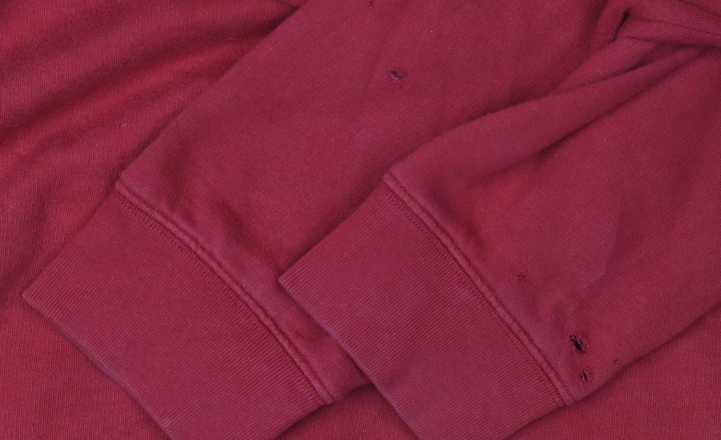 Victoria's Secret Pink Women's Red Pullover Hoodie M