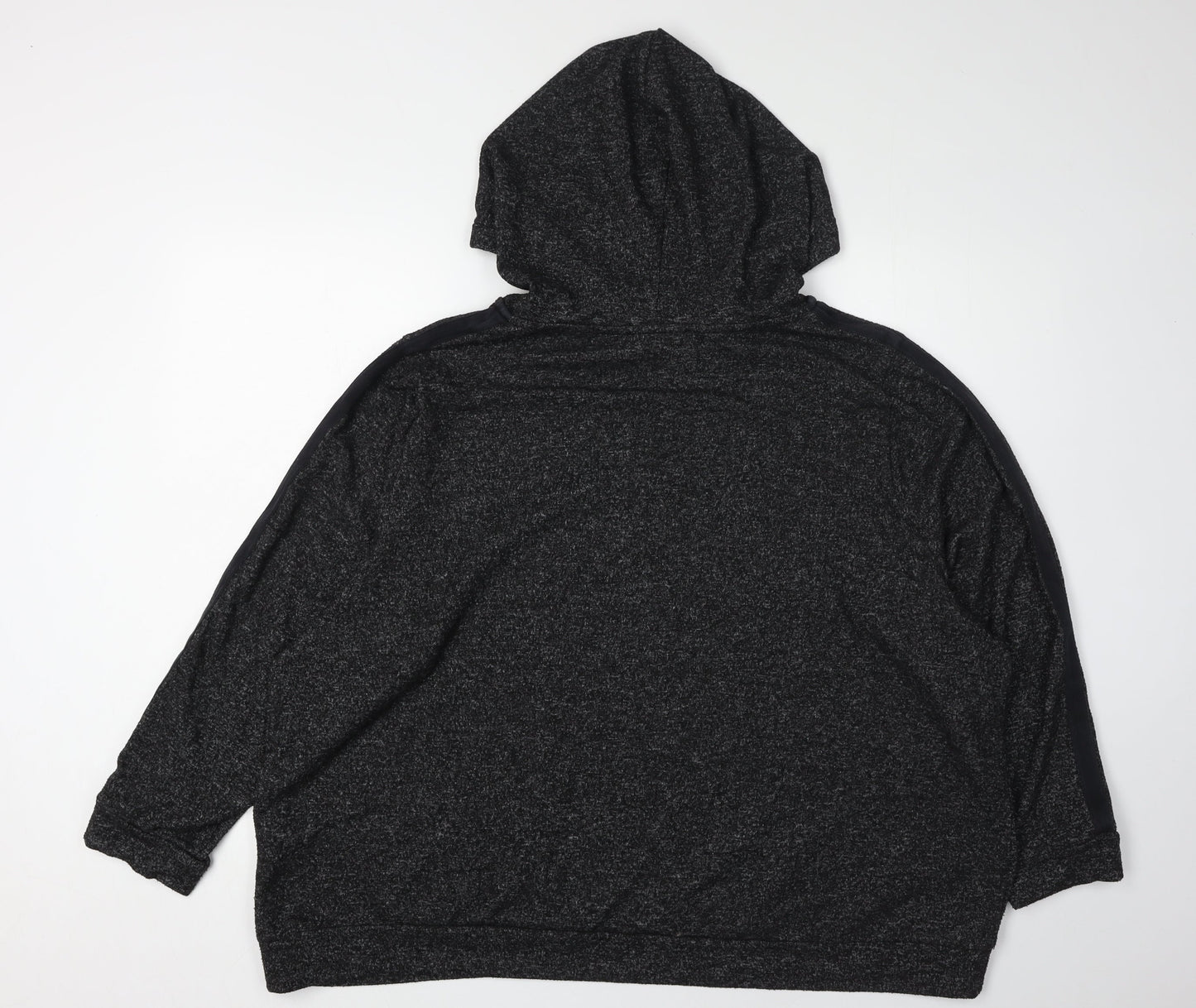 Marks and Spencer Women's Black Pullover Hoodie Size 14