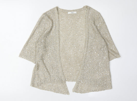 Marks and Spencer Women's Beige Cardigan Size 10