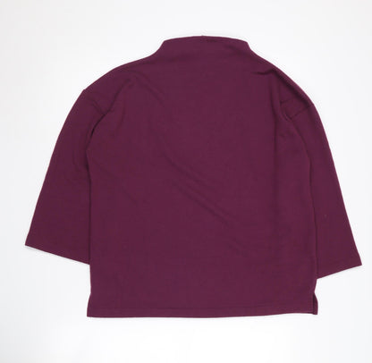 Banana Republic Women's Purple Pullover Jumper M