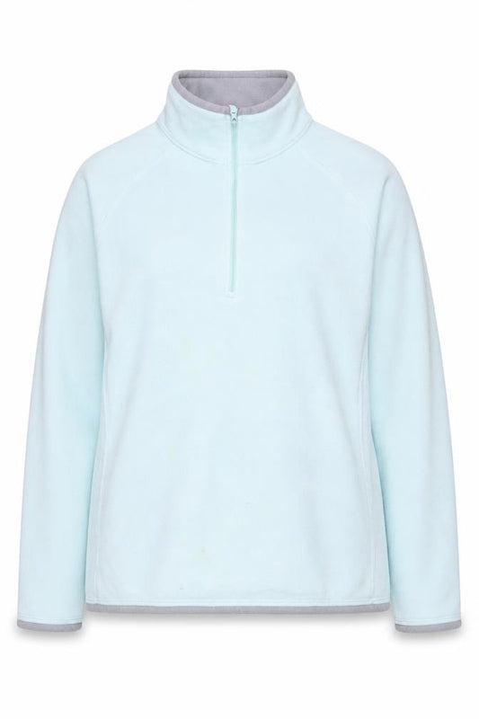 Mountain Warehouse Women's Blue 1/2 Zip Sweatshirt UK 18