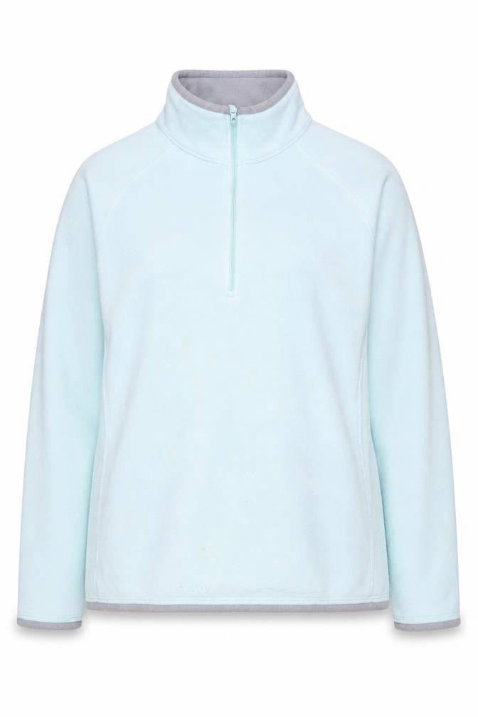 Mountain Warehouse Women's Blue 1/2 Zip Sweatshirt UK 18