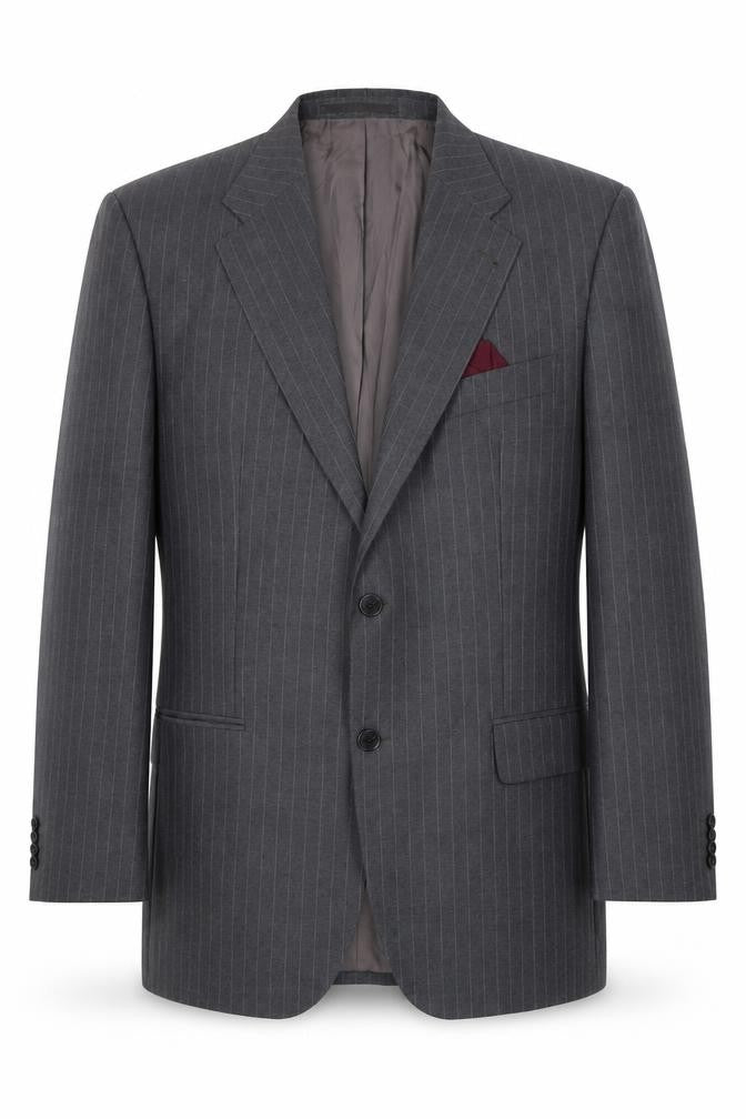 Bäumler Classic Grey Striped Suit Jacket, size 44.