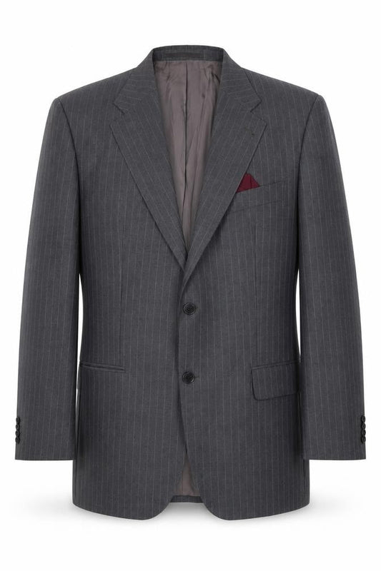 Bäumler Classic Grey Striped Suit Jacket, size 44.