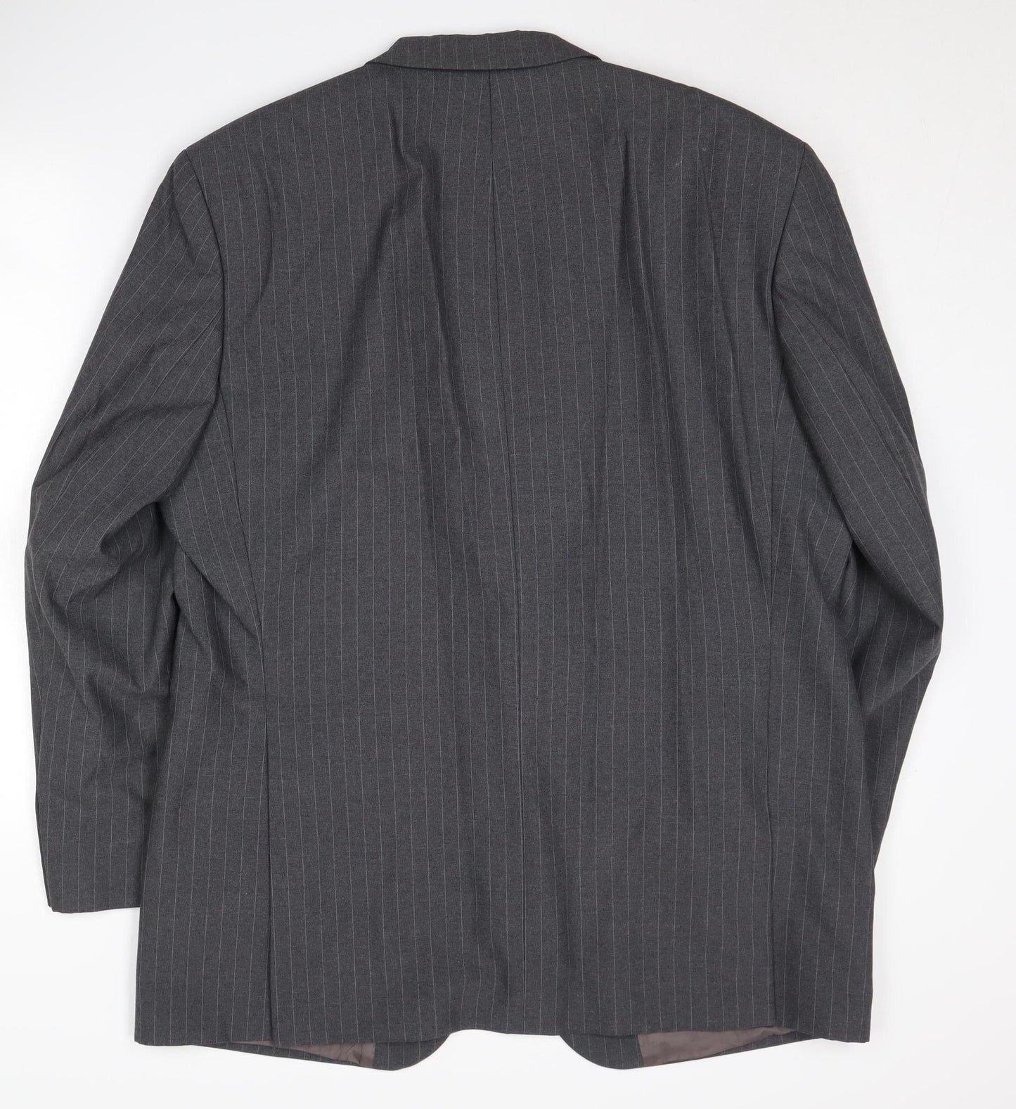 Baumler Classic Grey Striped Suit Jacket, size 44.