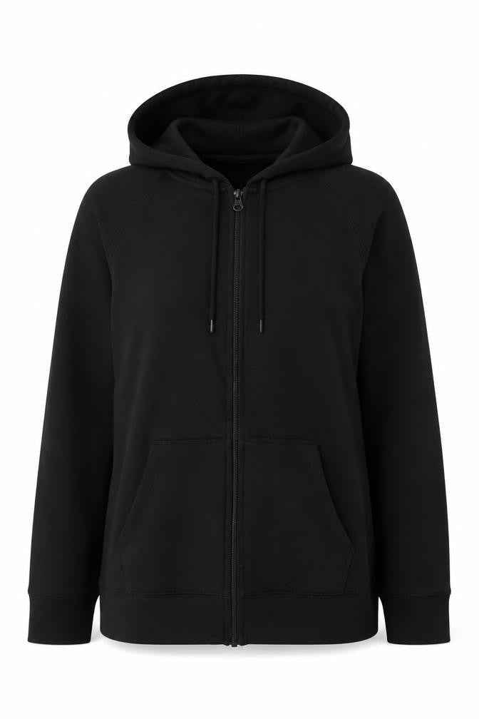 Champion Unisex Black Full Zip Hoodie Size L