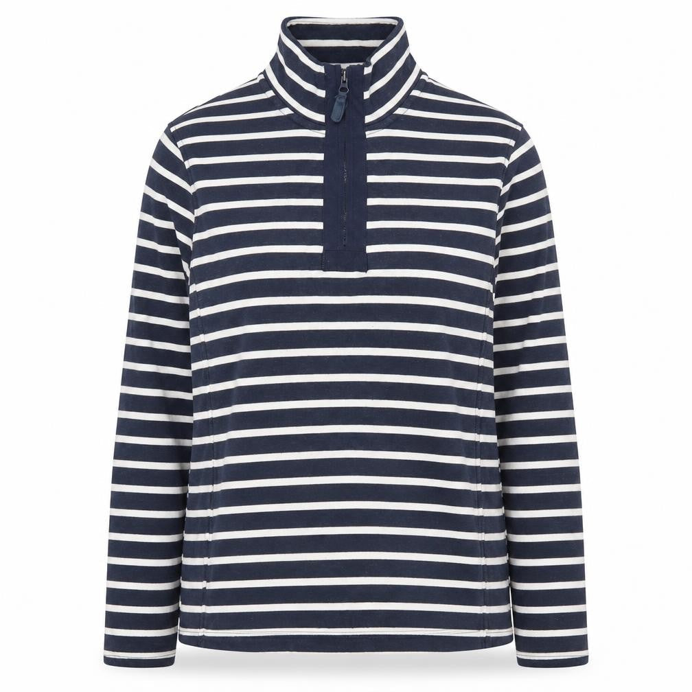 Mountain Warehouse Women's Blue Striped Size 12 Sweatshirt