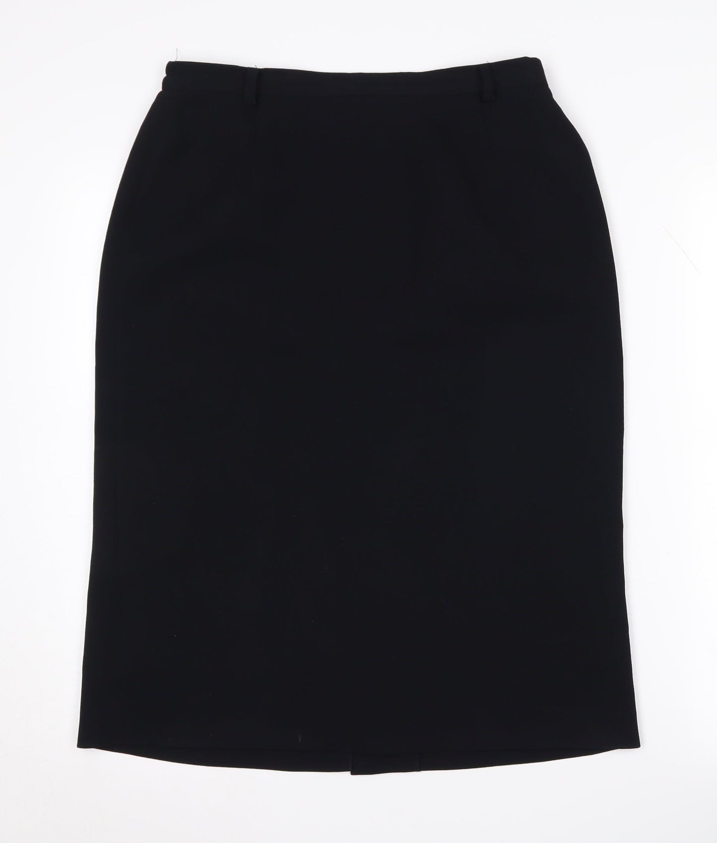 Viyella Women's Black Pencil Skirt Size 12 Lined