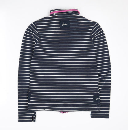 Joules Women's XS Multicoloured Henley Striped Sweatshirt