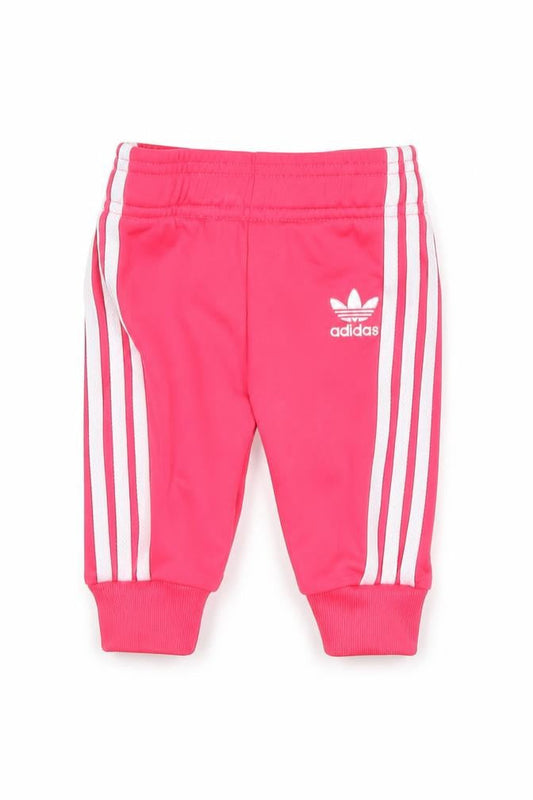 Adidas Pink Unisex Baby Track Pants 0-3 Mths