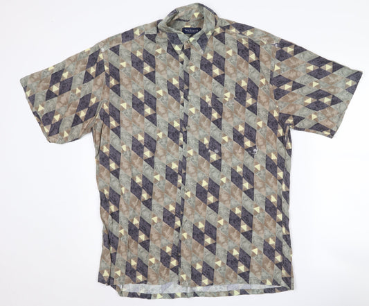 Van Heusen Men's Multicoloured Geometric Shirt