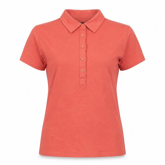 Calvin Klein Women's Red Polo Shirt M Casual