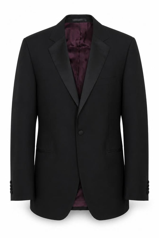 Pierre Cardin Men's Black Tuxedo Blazer 38L Formal