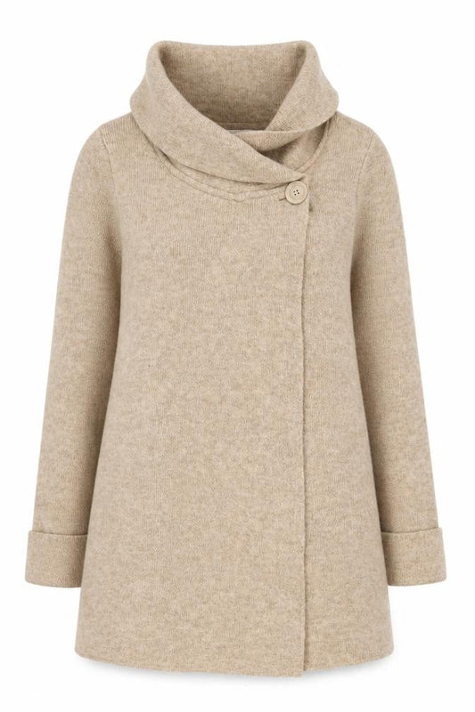 Max Studio Women's Beige Cape Jumper, Size M