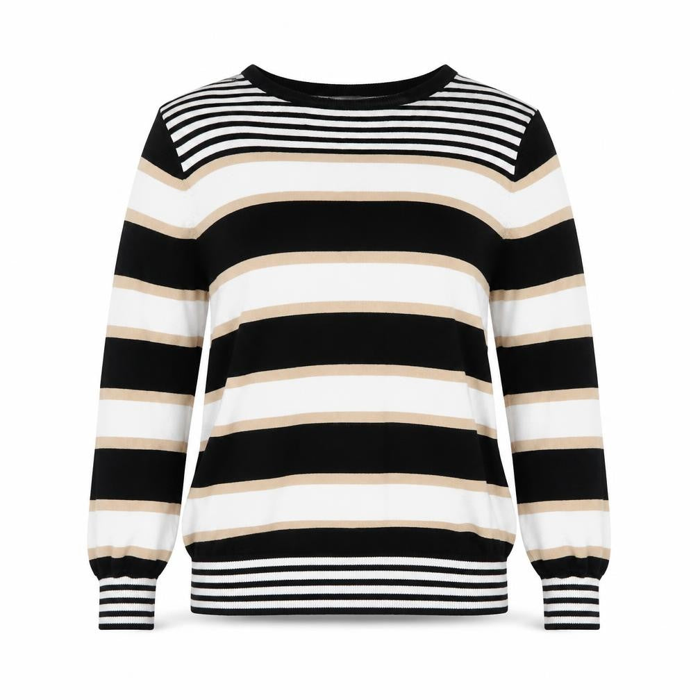Principles Women's Multicolour Striped Pullover - Size 14