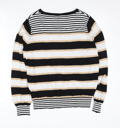 Back view of Principles Women's Multicolour Striped Pullover -, size 14