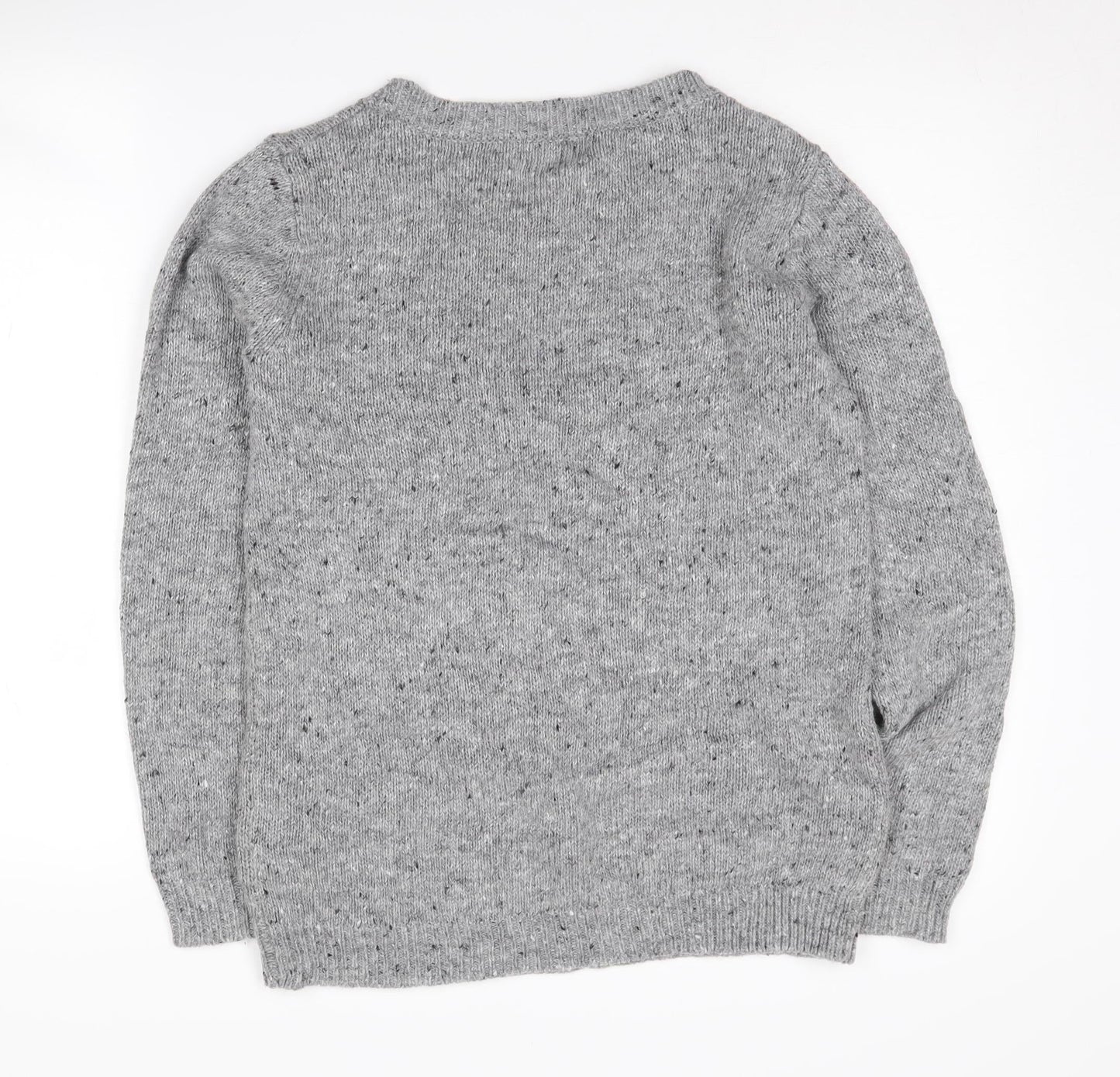Next Women's Grey Animal Knit Pullover Jumper Size 10