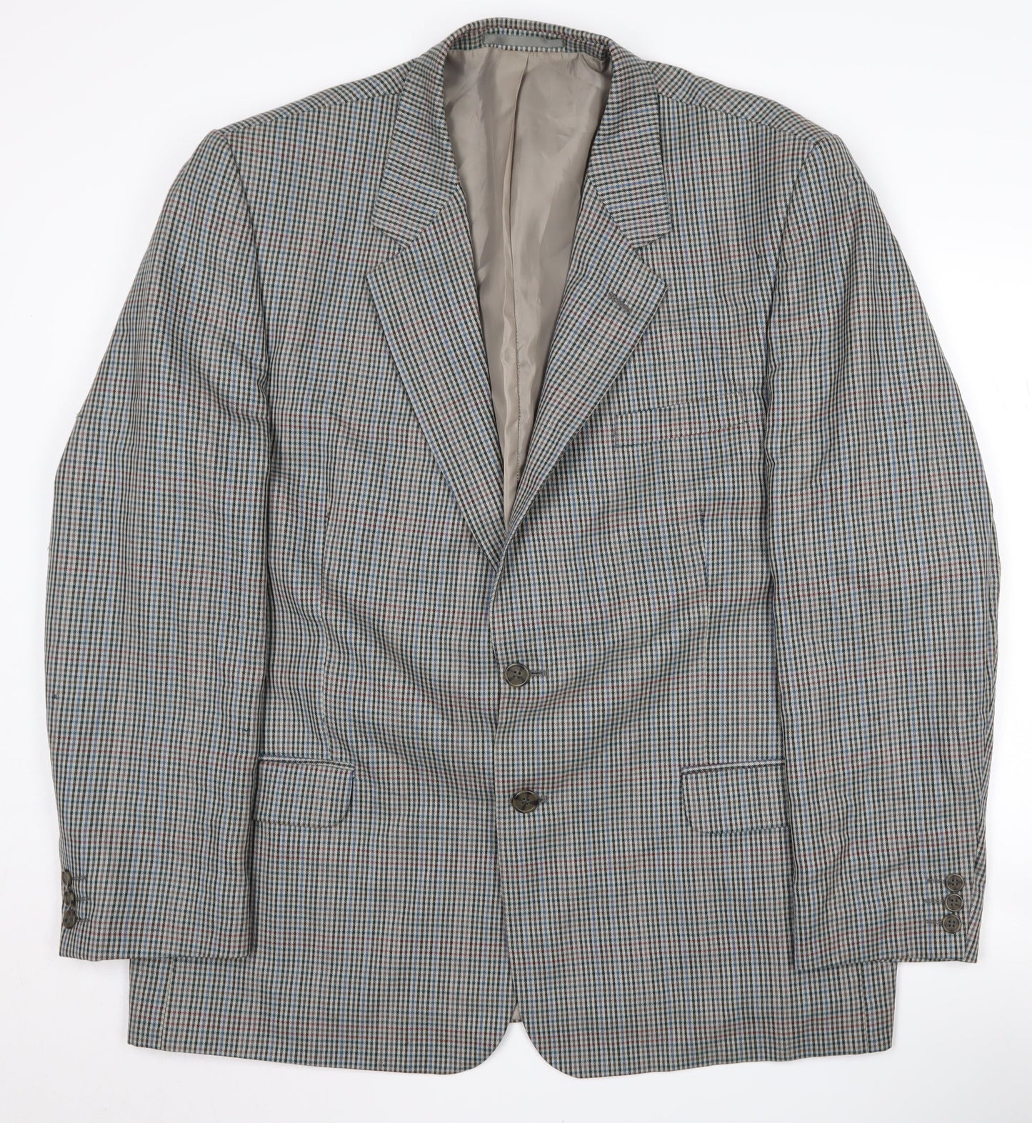 Debenhams Men's Multicoloured 46 Regular Wool Blazer