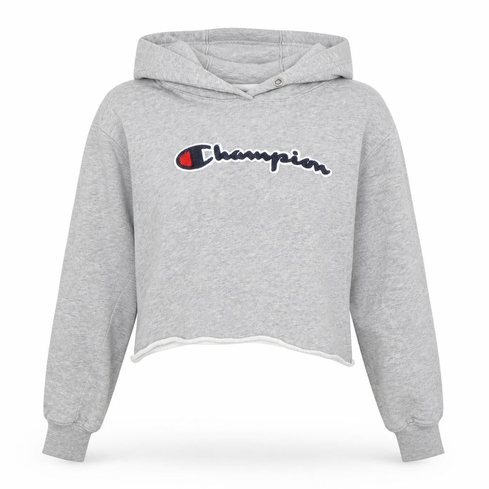 Champion Women's Grey Pullover Hoodie - Size S