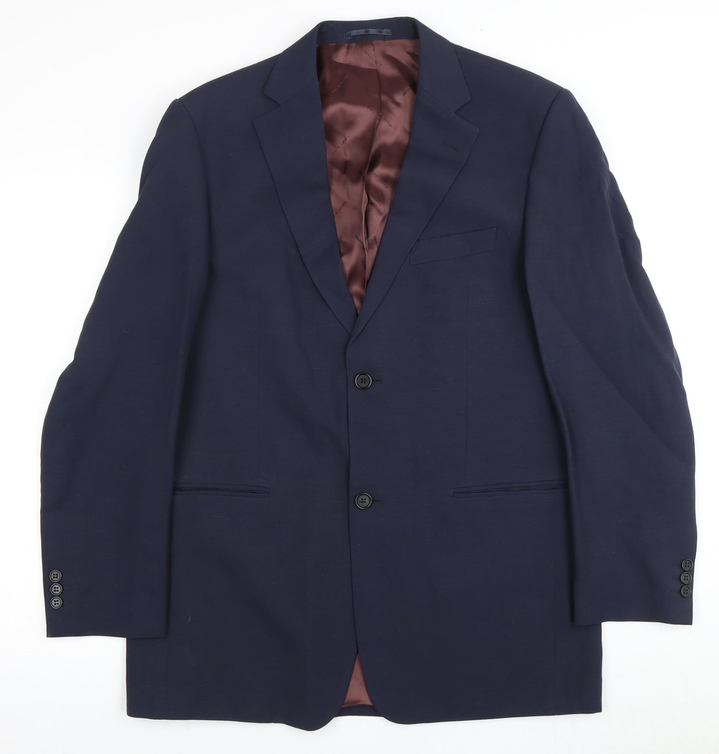 Pierre Cardin Men's Blue Suit Jacket 40R Business Formal