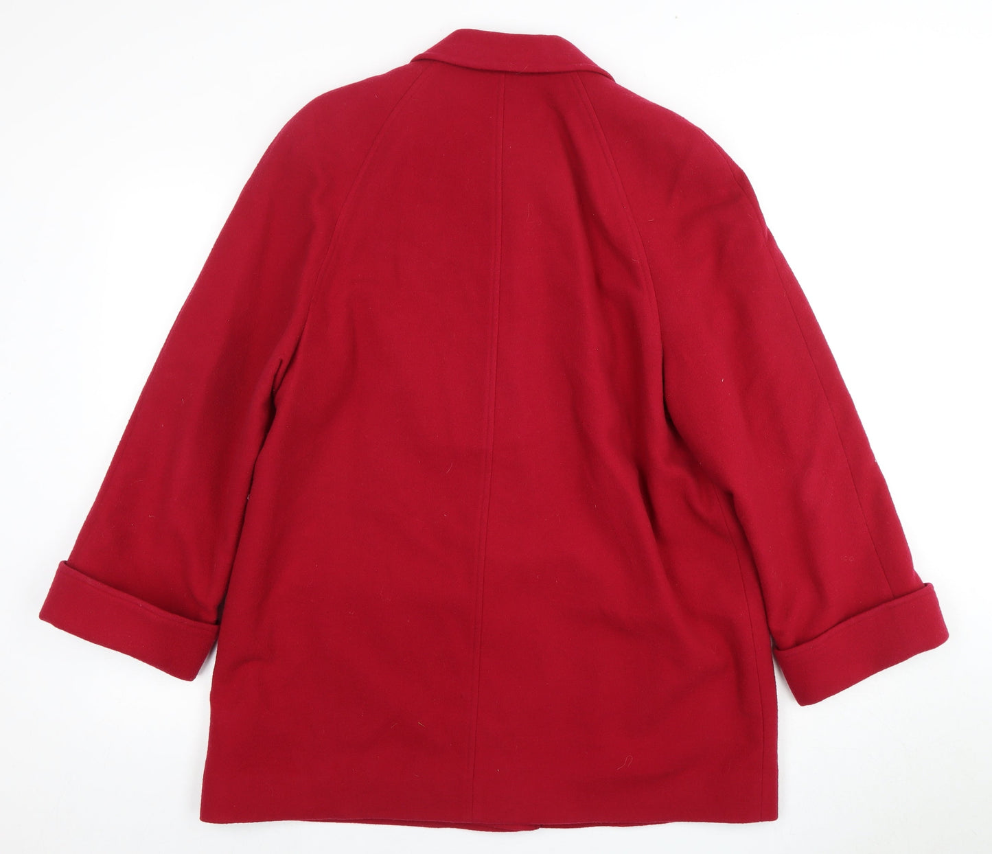 Eastex Women's Red Mid-Length Coat Size 12