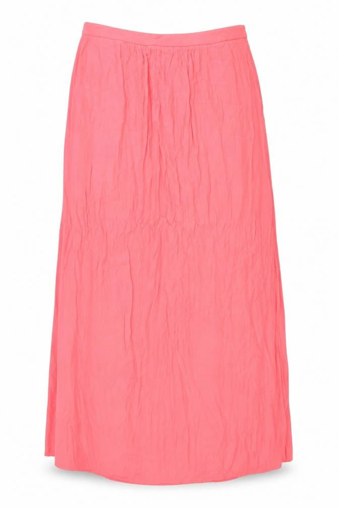 Vera Moda Women's Pink A-Line Midi Skirt Size 10