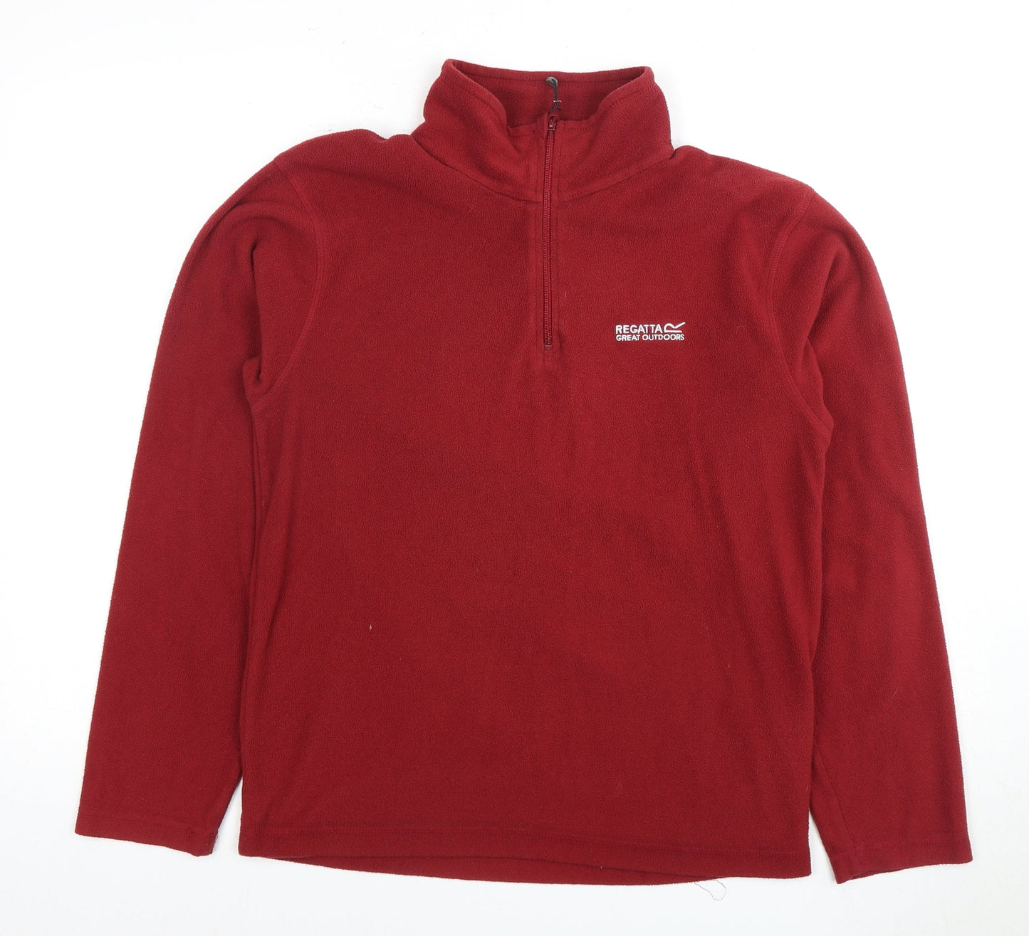 Regatta Men's Red 1/2 Zip Fleece Sweatshirt S