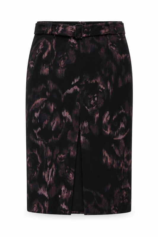Jigsaw Women's Black Floral Pencil Skirt Size 10